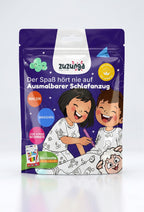 ZUZUNGA Ausmal-Pyjama Sternenhimmel – Langarm